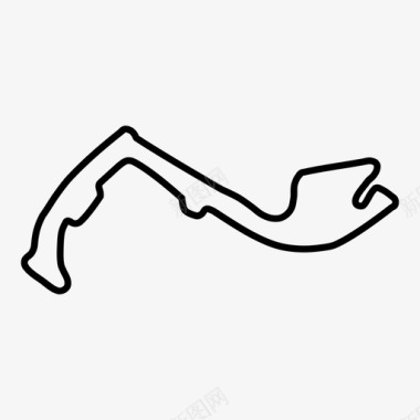摩纳哥大奖赛f1赛道图标图标