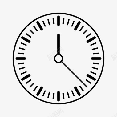 计时器日程表秒针图标图标