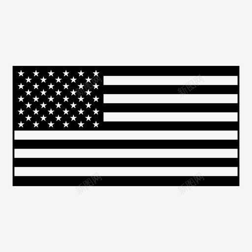 美国国旗美国丝带图标svg_新图网 https://ixintu.com 7月4日 丝带 国家 旗帜 美国 美国国旗