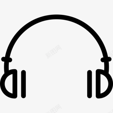 耳机耳塞式耳机音乐耳机图标图标