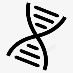 DNA序列dna神经生物学科学图标高清图片