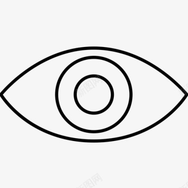 眼视瞳孔图标图标