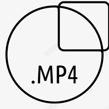 mp4文件视频文件类型图标图标