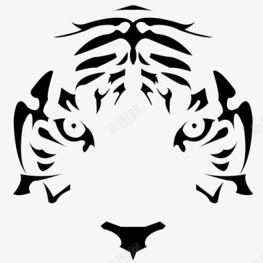 老虎皇家孟加拉虎动物园图标图标