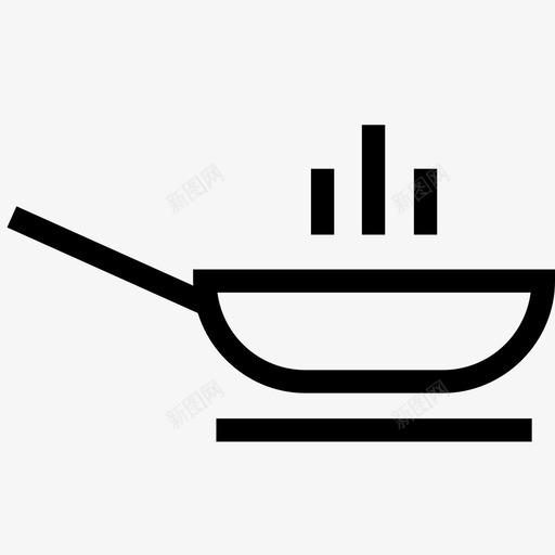 烹饪锅准备食物准备图标svg_新图网 https://ixintu.com 准备 准备食物 制作食物 厨房用具 厨房配件 烹饪锅 煎锅 食物准备