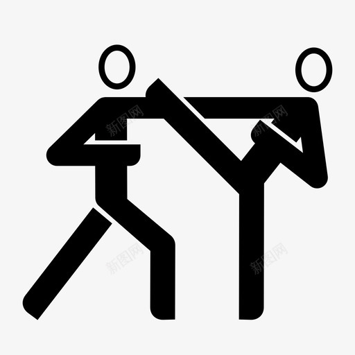 武术动作动作象形图图标svg_新图网 https://ixintu.com 体育活动 动作 动作象形图 娱乐 忍者 武术 移动 自卫 运动 运动象形图