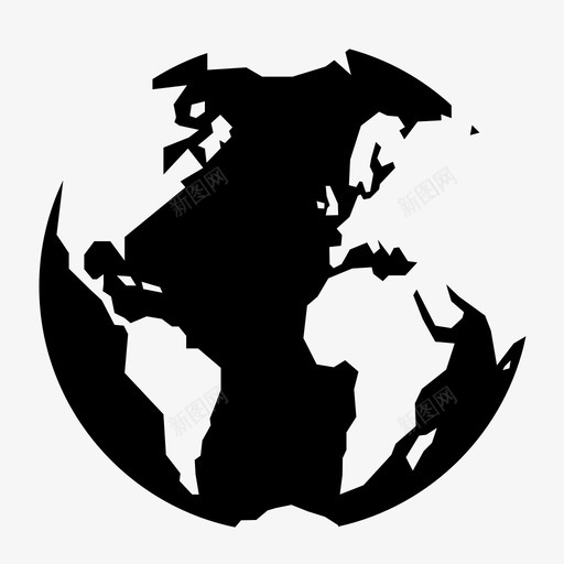 地球地点地图图标svg_新图网 https://ixintu.com 世界 位置 地图 地点 地球 地理