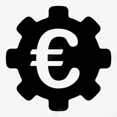 欧元选项工具设置图标图标