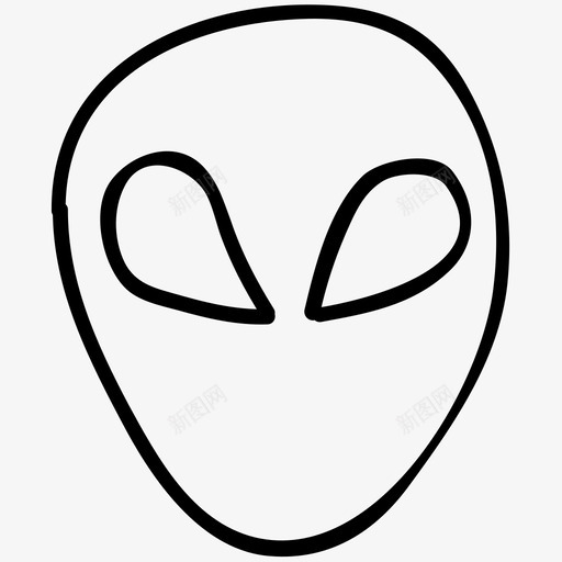 面具科学手绘涂鸦图标svg_新图网 https://ixintu.com 科学手绘涂鸦图标 面具