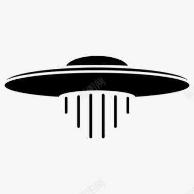 不明飞行物行星火箭图标图标
