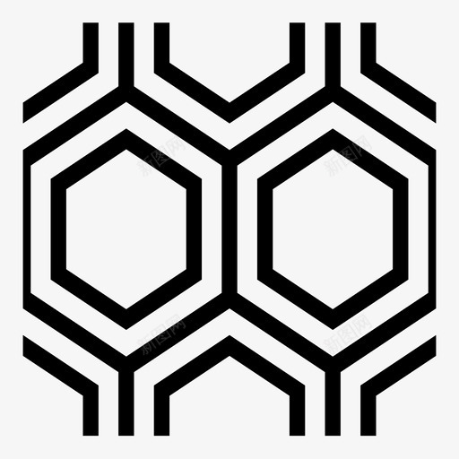 六边形纺织品镶嵌图标svg_新图网 https://ixintu.com 六边形 图案 对称 形状 材料 相同 纺织品 线条 织物图案 蜂巢 蜂窝 镶嵌
