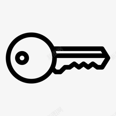 钥匙解锁器开启器图标图标