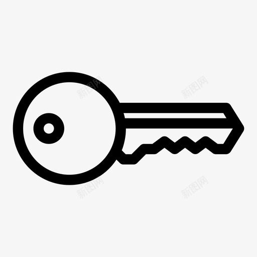 钥匙解锁器开启器图标svg_新图网 https://ixintu.com 入口 开启器 登录 解锁器 钥匙 门 闩锁