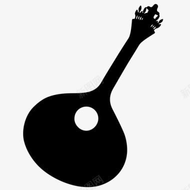 葡萄牙吉他葡萄牙文化图标图标