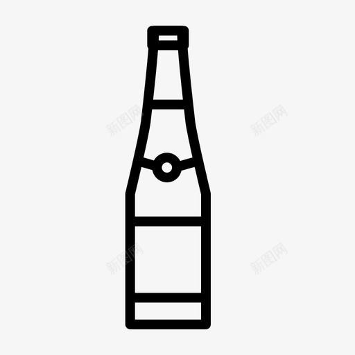 啤酒瓶饮料玻璃杯图标svg_新图网 https://ixintu.com 啤酒瓶 玻璃杯 玻璃瓶 白酒 葡萄酒 酒瓶 饮料