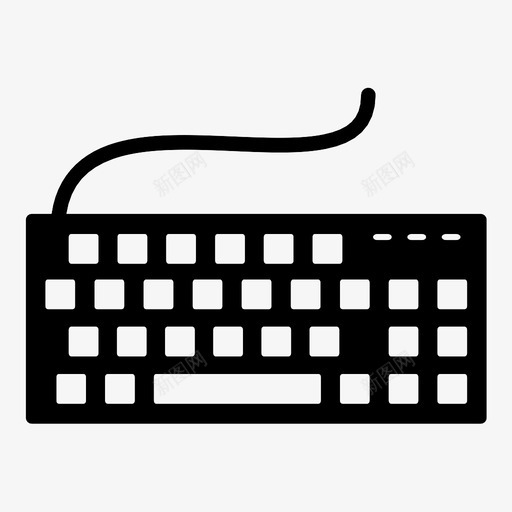键盘字母按钮图标svg_新图网 https://ixintu.com 字母 按钮 数字 电线 空格 输入 键 键盘