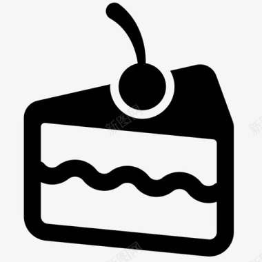 蛋糕烘焙面包房图标图标