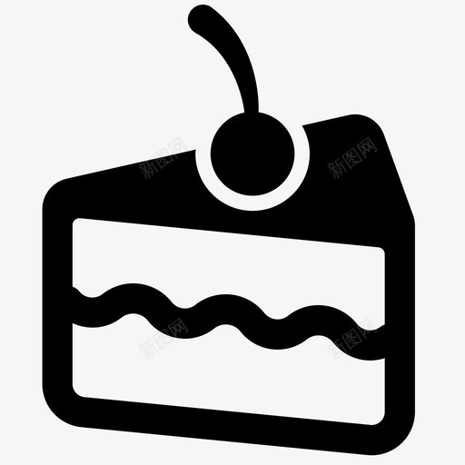 蛋糕烘焙面包房图标svg_新图网 https://ixintu.com 奶油 快餐 烘焙 甜食 生日 蛋糕 面包房 食物