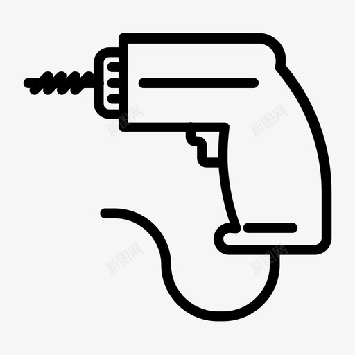 钻孔砖墙diy图标svg_新图网 https://ixintu.com diy 工人 工作 工具 砖墙 钻孔