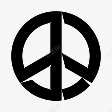 和平主义思想社会意识形态图标图标