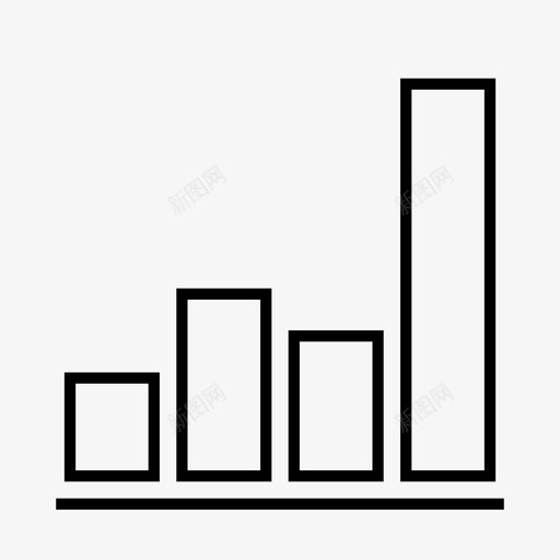 条形图统计报告图标svg_新图网 https://ixintu.com 信息图表 分析 利润 增长 报告 数据可视化 条形图 统计 统计和图表