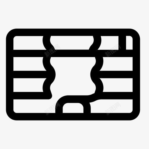 sim卡用户识别模块智能卡图标svg_新图网 https://ixintu.com gsm imei pin puk sim卡 信用卡芯片 安全芯片 智能卡 用户识别模块