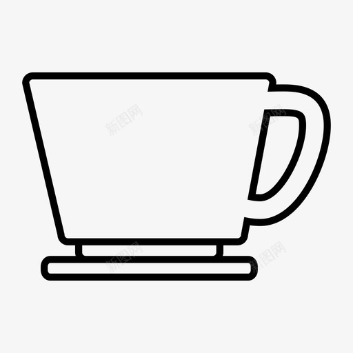 咖啡杯早餐美味图标svg_新图网 https://ixintu.com 咖啡和更多 咖啡杯 早晨 早餐 美味 醒来 饮料