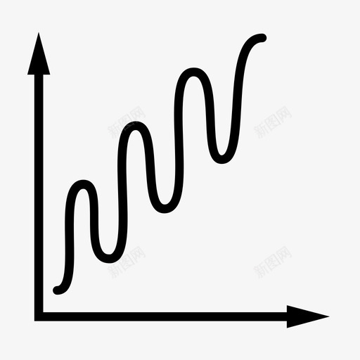 线图统计正弦波图标svg_新图网 https://ixintu.com 信息图 分析 图表 报告 数据可视化 正弦波 线图 统计 进度