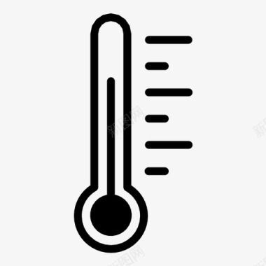温度计气象参数图标图标