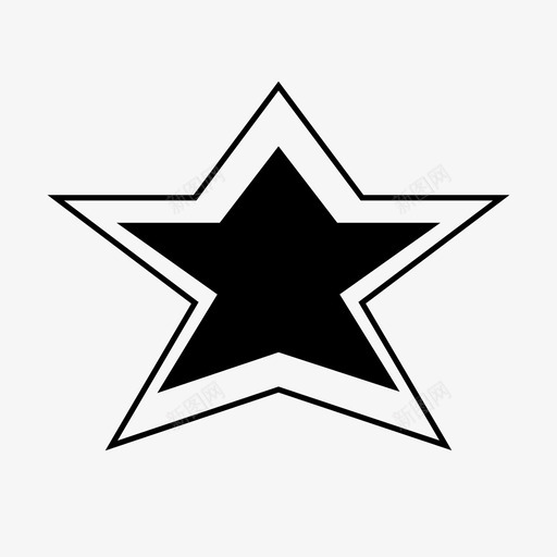 星星边框双星图标svg_新图网 https://ixintu.com 单星 双星 大星 形状 星徽章 星星 边框 锯齿形