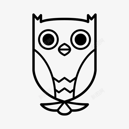 猫头鹰动物谷仓猫头鹰图标svg_新图网 https://ixintu.com 动物 猫头鹰 谷仓猫头鹰 鸟