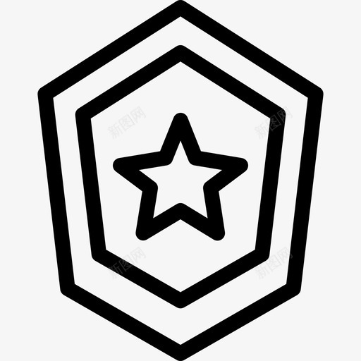 盾星屏图标svg_新图网 https://ixintu.com 冠军 奖励 守卫 屏 护 掩护 教育和学习 星 盾 荣誉 防御