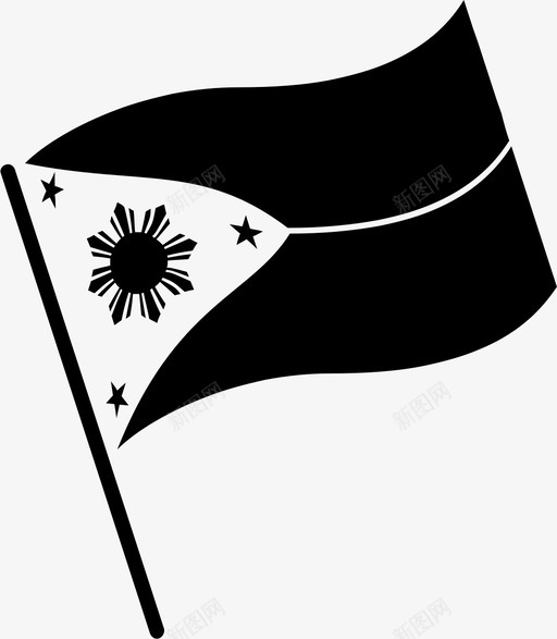 菲律宾国旗代表国家符号图标svg_新图网 https://ixintu.com 亚洲国旗 代表 国家 国家符号 国旗 国籍 地点 标签 菲律宾国旗 菲律宾地标