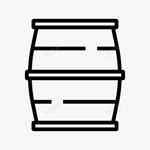 木桶葡萄酒形状图标svg_新图网 https://ixintu.com 发酵 啤酒 垃圾 小桶 形状 木桶 葡萄酒 酿造 陈酿 香料 麦芽酒