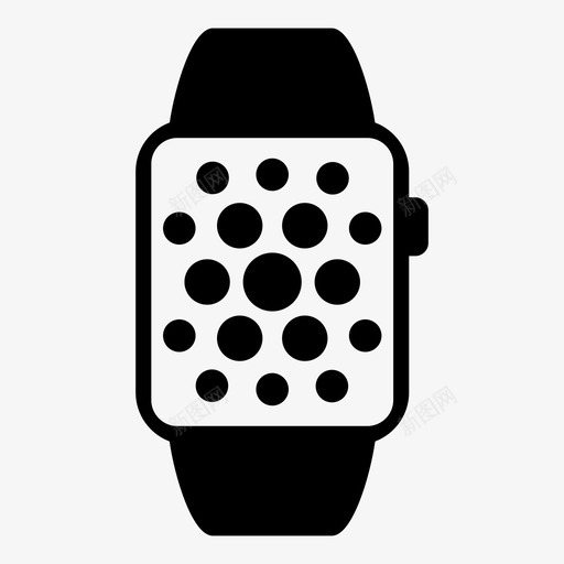 apple watch智能手表技术图标svg_新图网 https://ixintu.com apple watch iwatch 可穿戴 技术 智能手表 穿戴 计时 计时器