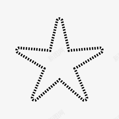 星星明亮珊瑚色图标图标