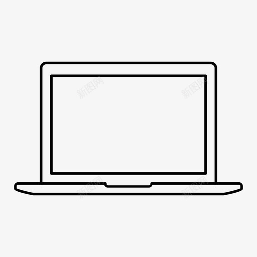 macbookapple电脑图标svg_新图网 https://ixintu.com apple macbook 技术 电脑 笔记本电脑 苹果硬件套件