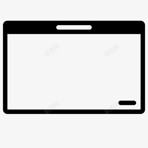 白板黑板粉笔图标svg_新图网 https://ixintu.com 办公用品 白板 粉笔 黑板