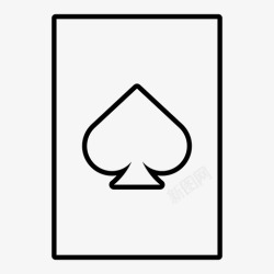 牌组扑克牌黑桃扑克图标高清图片