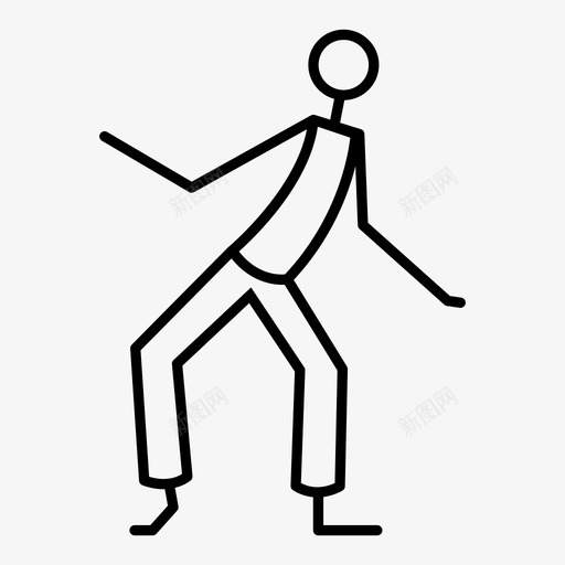 跳舞人聚会图标svg_新图网 https://ixintu.com 人 布吉 庆祝 摇摆舞 派对人士 男人 聚会 舞者 跳舞 运动
