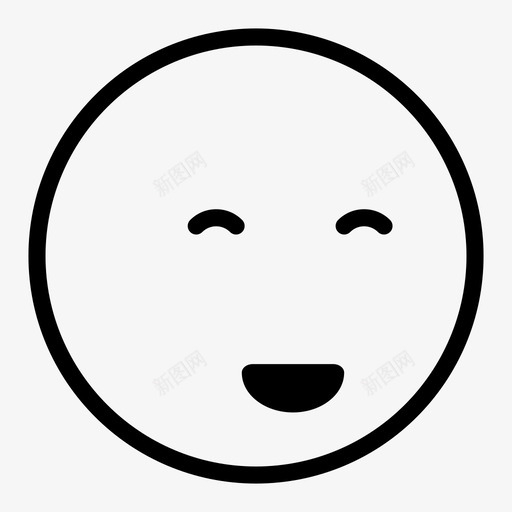 笑幽默快乐图标svg_新图网 https://ixintu.com 幽默 快乐 笑 笑脸 脸 表情