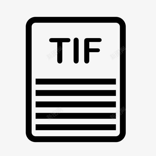 tiftif文件纸张图标svg_新图网 https://ixintu.com tif tif文件 图像 图片 存档 文件类型 文档 格式 纸张