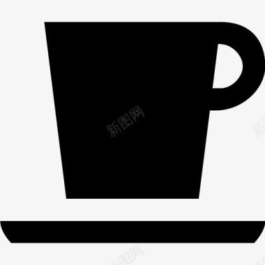 咖啡杯热咖啡浓缩咖啡图标图标
