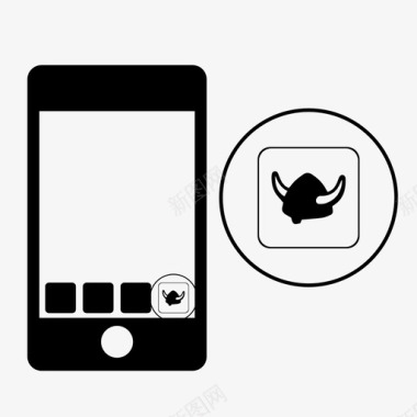维京帽手机提供商图标图标