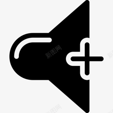 增加音量噪音污染图标图标