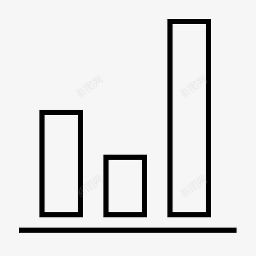 柱状图统计报告图标svg_新图网 https://ixintu.com 信息图表 分析 办公室 报告 数据可视化 柱状图 统计 统计和图表