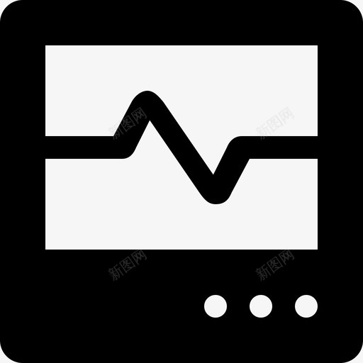 生命体征监护仪医学脉搏监护仪图标svg_新图网 https://ixintu.com 医学 生命体征监护仪 脉搏监护仪