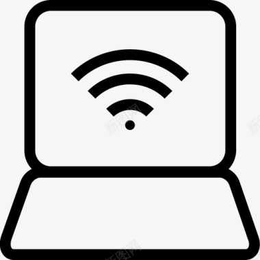 wifi个人电脑pc图标图标