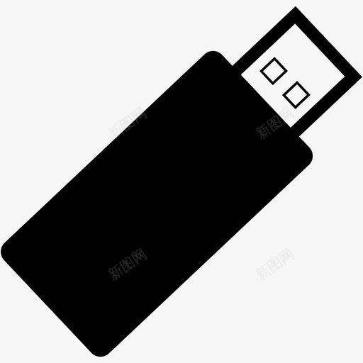 usb数据传输闪存图标svg_新图网 https://ixintu.com usb usb驱动器 存储 技术 数据传输 通用串行总线 闪存