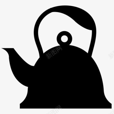 热水壶茶壶壶图标图标
